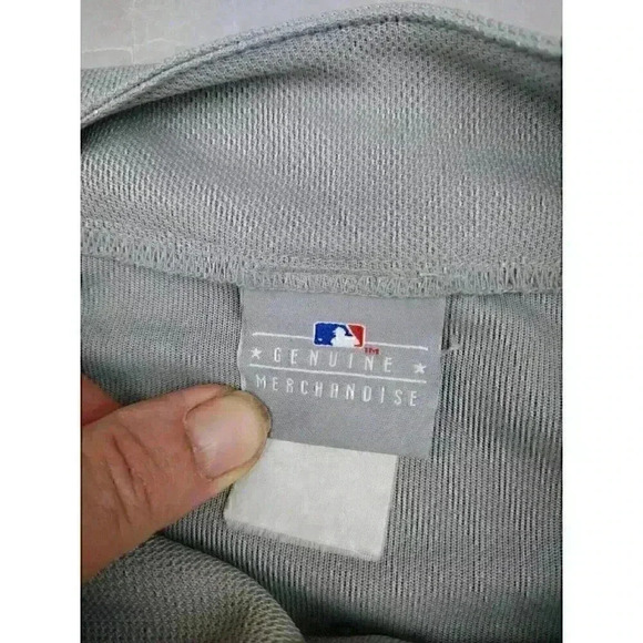 Detroit Tigers Prince Fielder MLB Genuine Merchandise Jersey Gray Button medium - Picture 5 of 13